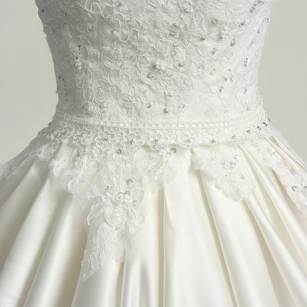 Luxury Satin Ball Gown, Bridal Luxury Ball Gown, ANNABELLE