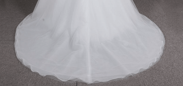 sleek wedding dress