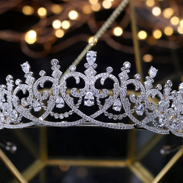 Baroque Luxury Crystal Bridal Crown