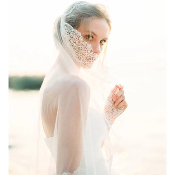 vintage style veil