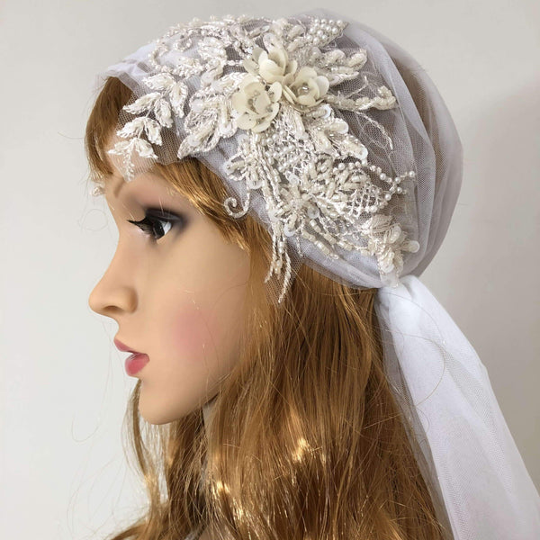 cap wedding veil